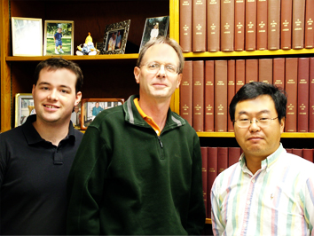 Ryan Walczak, John Reynolds, and June Ho Jung have collaborated in the development of new dioxypyrrole polymers in the Ciba Specialty Chemicals program at UF